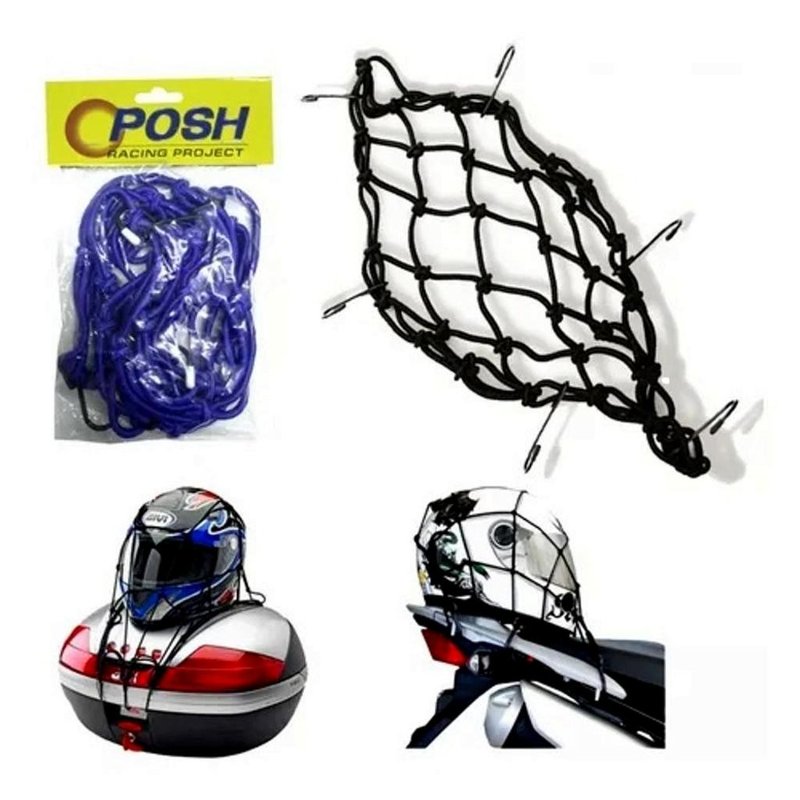 rede elastica motocapacete aranha 36cm x 36cm 4