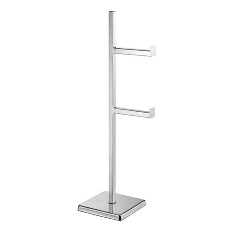papeleira chao 2 papel higienico suportes aco inox 304 luxo2