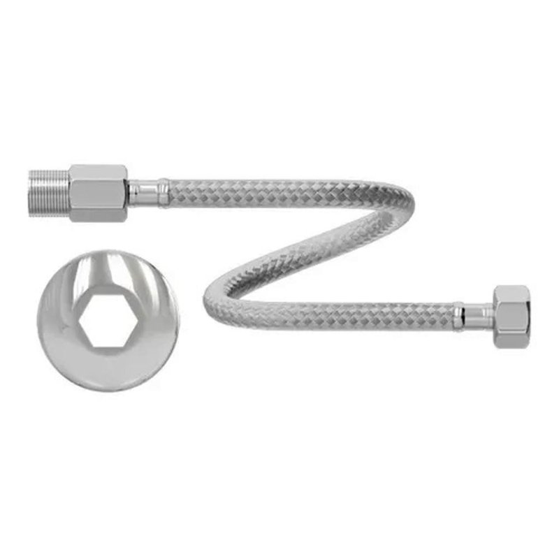 engate flexivel c trama em aco inox 12 60cm censi 7546