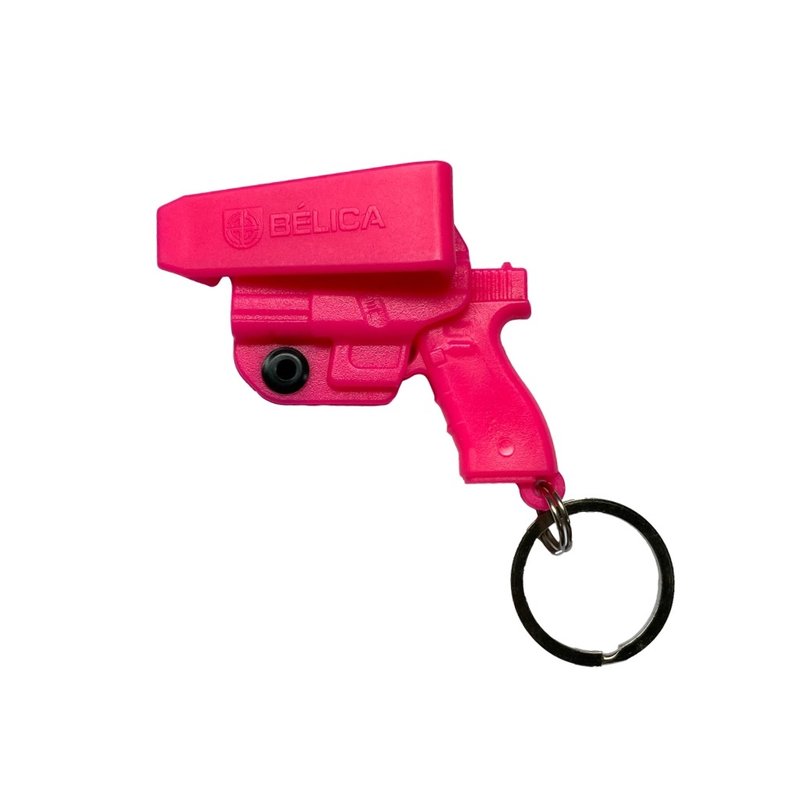 chaveiro holster belica rosa1