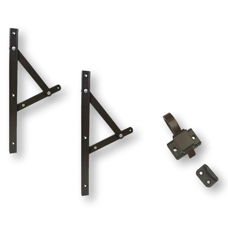 kit janela maxim ar braco 20cm fecho gatilho bronze clipped rev 1