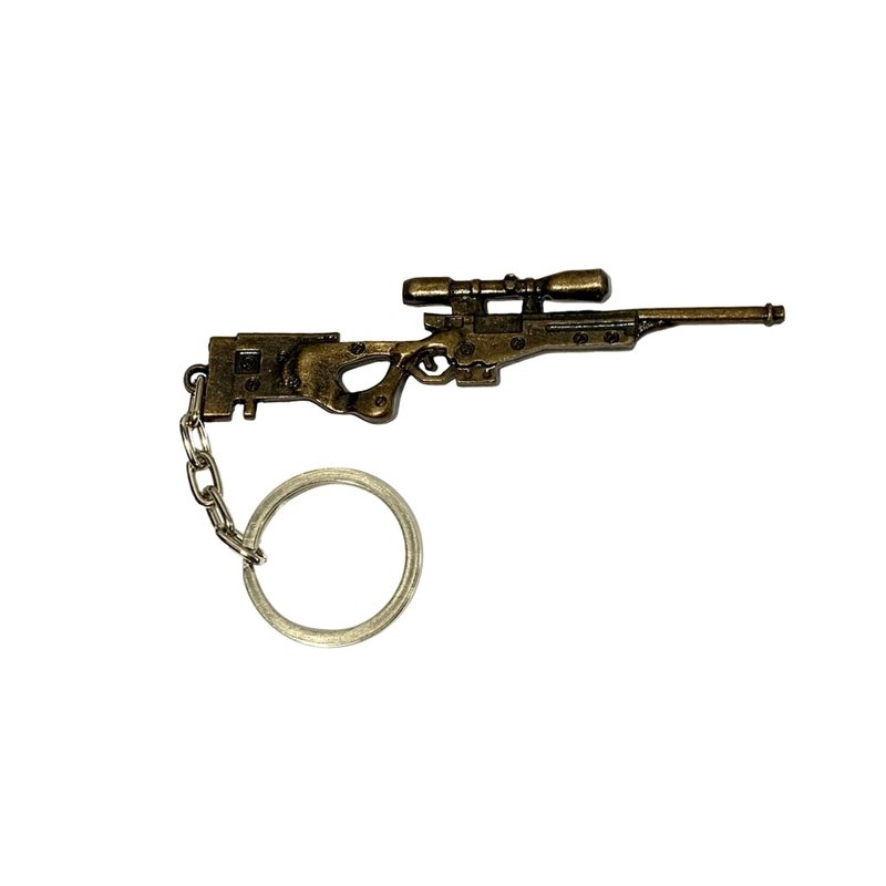 chaveiro sniper rifle awm ouro velho