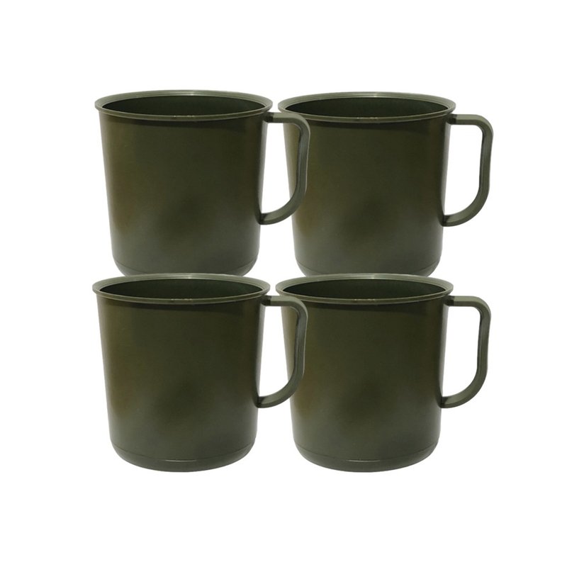 caneco militar 500ml 4un verde oliva