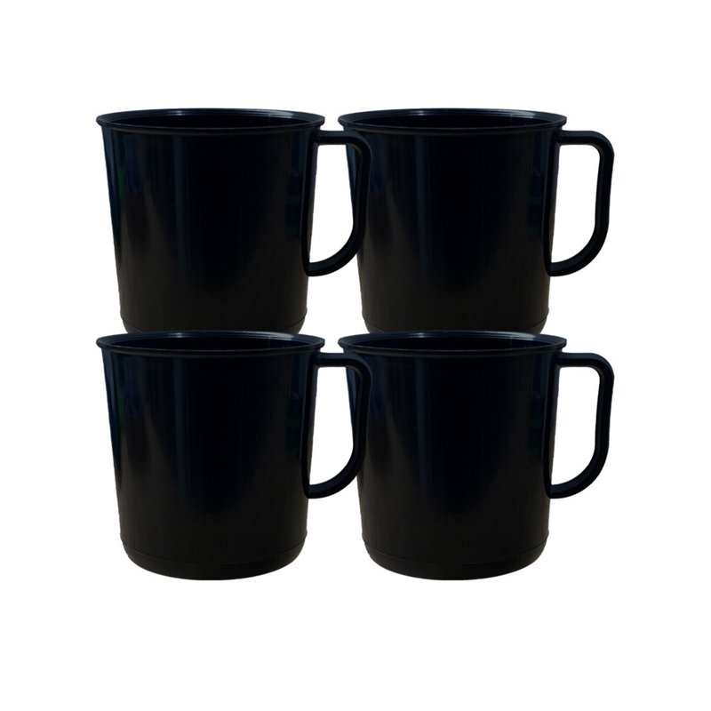 caneco militar 500ml 4un preto
