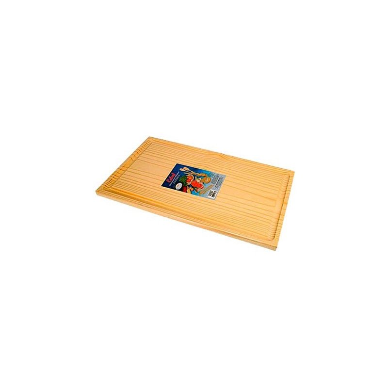 tabua retangular com canaleta 50 x 30 cm
