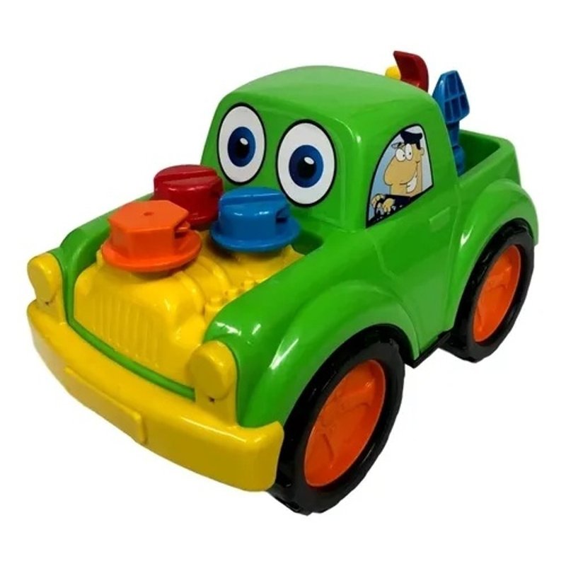 carrinho carro pick up brinquedo didatico pedagogico 4
