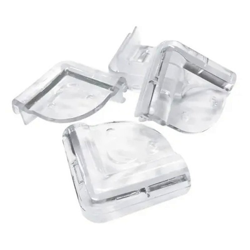 protetor de quina bebe cantos mesa vidro silicone cantoneira 4