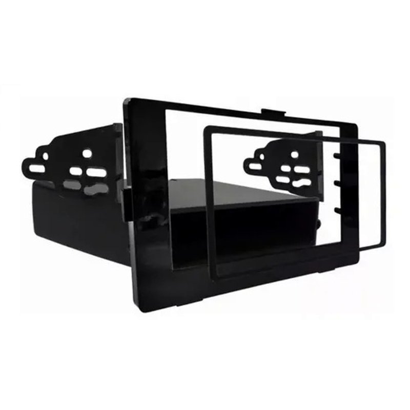 moldura painel 1 e 2 din corolla 2017 2018 2019 black piano