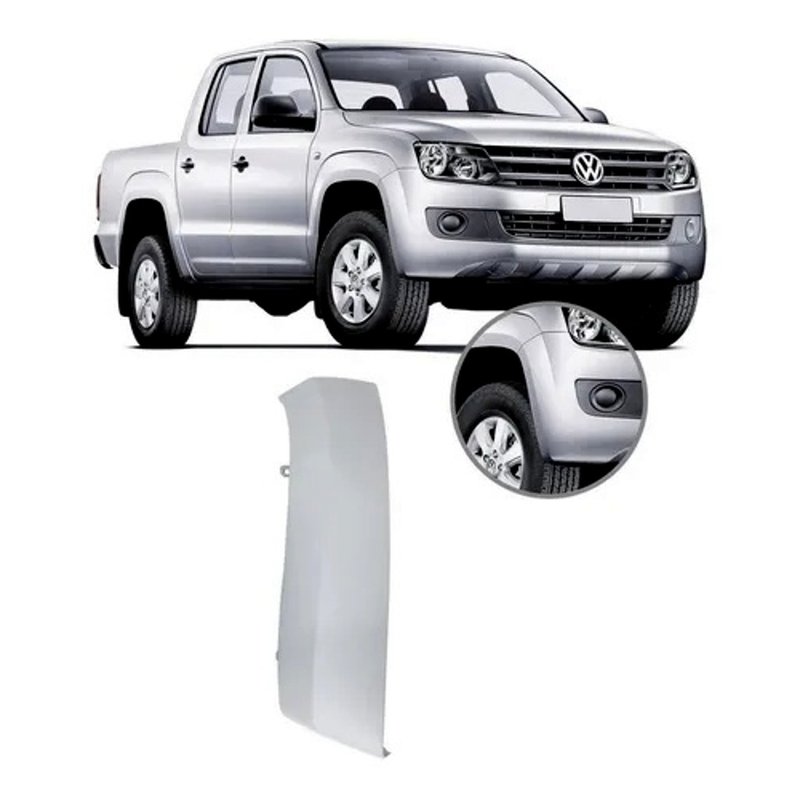 alargador parachoque paralama direito amarok 2010 a 2016 4