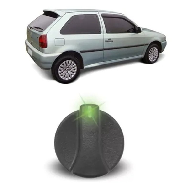 botao do ar gol parati saveiro bola g2 led verde 2
