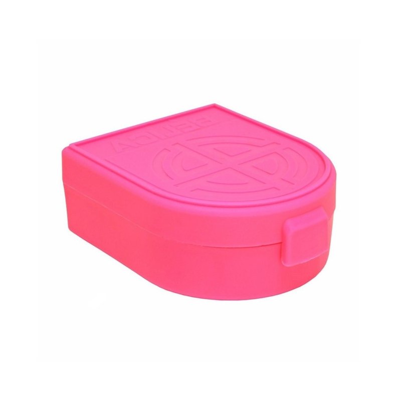 estojo porta 36 municoes 380 40 9mm polipropileno belica rosa