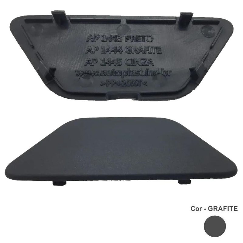 tampa acabamento suporte celular novo polo virtus gol g7 grafite
