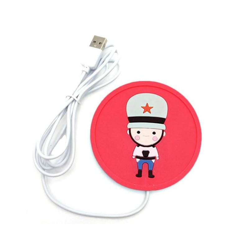 aquecedor xicara copo usb 5v vermelho