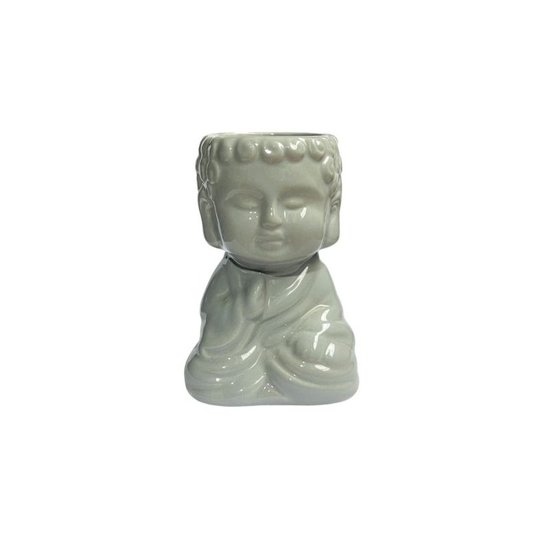 vasinho buda para suculenta cinza