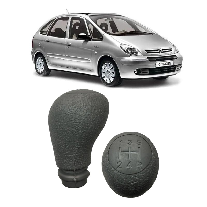 bola manopla cambio xsara picasso 1998 a 2010 cinza