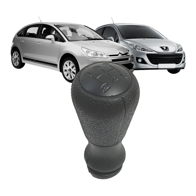 bola manopla cambio citroen peugeot preto