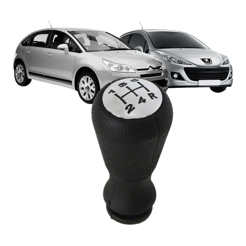 bola manopla cambio citroen peugeot cromado