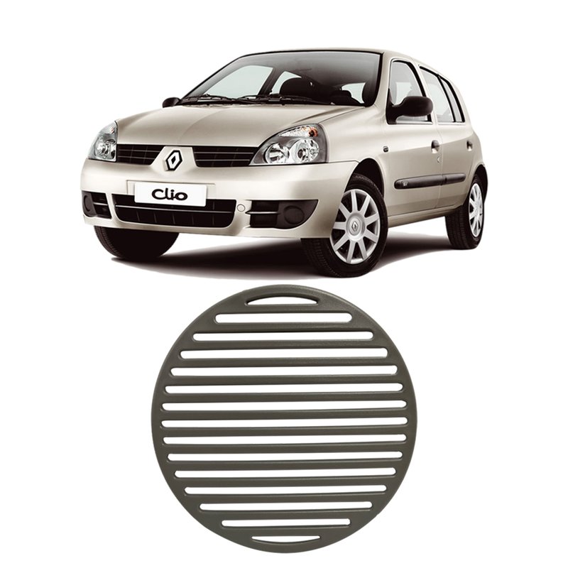 tela grade alto falante clio sedan hatch cinza claro