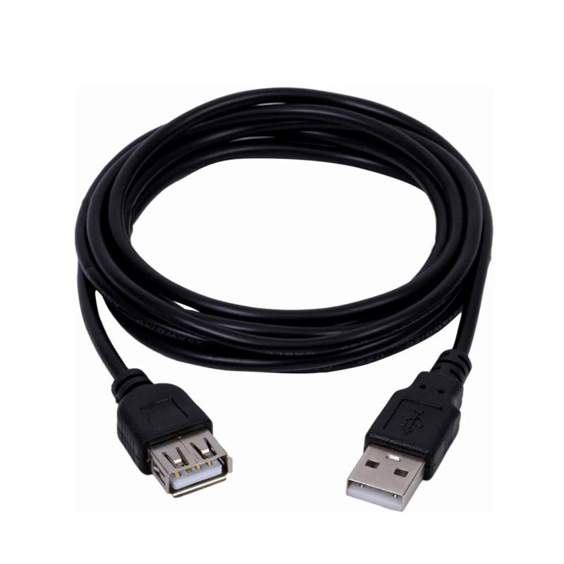 cabo extensor usb 2 0 1 8m macho femea