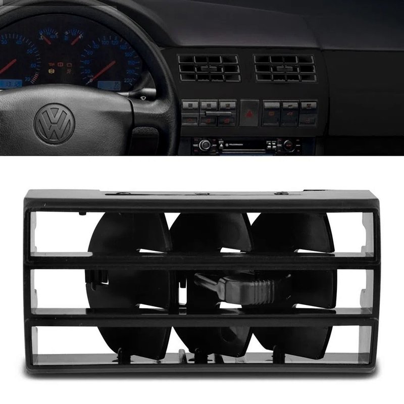 difusor ar retangular painel central lateral gol voyage parati 8187