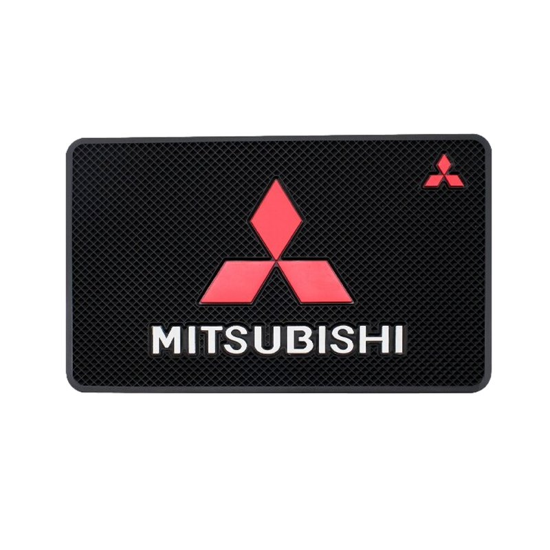 tapete antiderrapante silicone painel mitsubishi vermelho