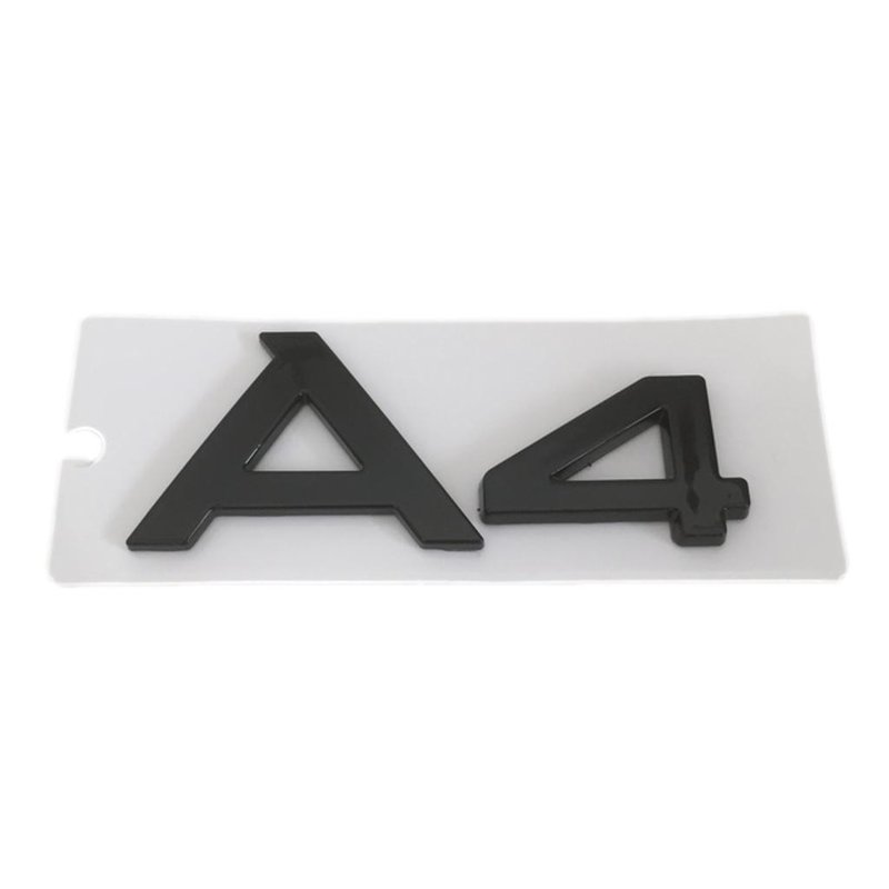 emblema traseiro audi a4 preto