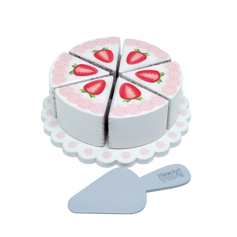 colecao comidinhas bolo de morango newart