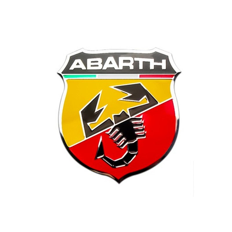 emblema aluminio fiat abarth mod 01