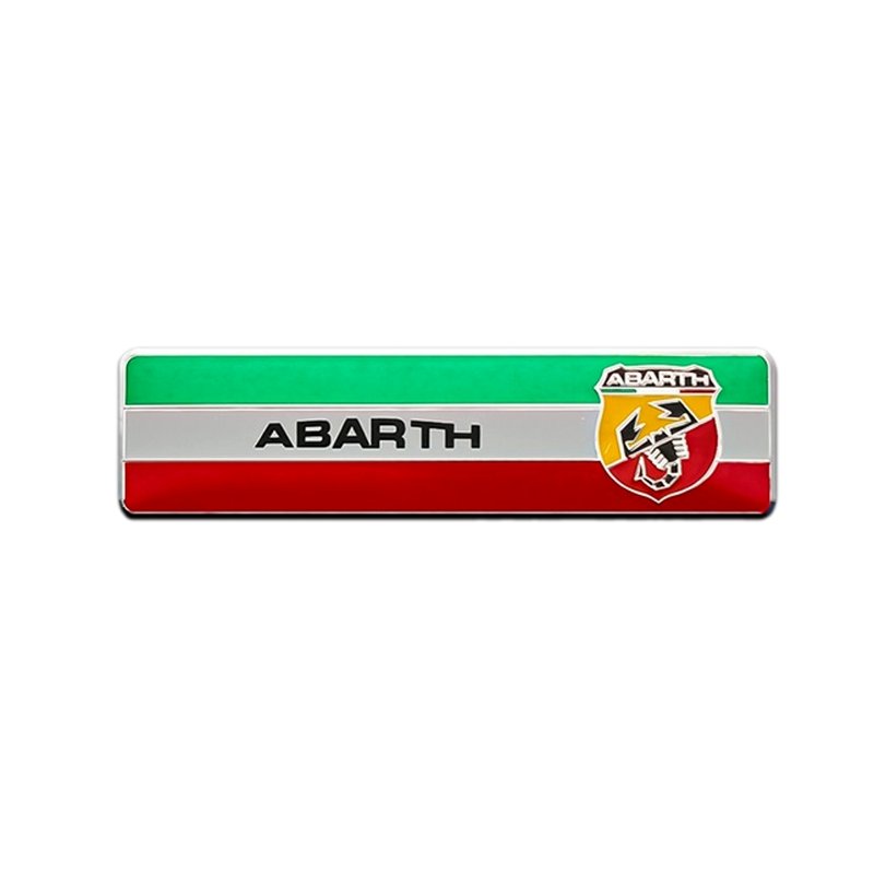emblema aluminio fiat abarth mod 03