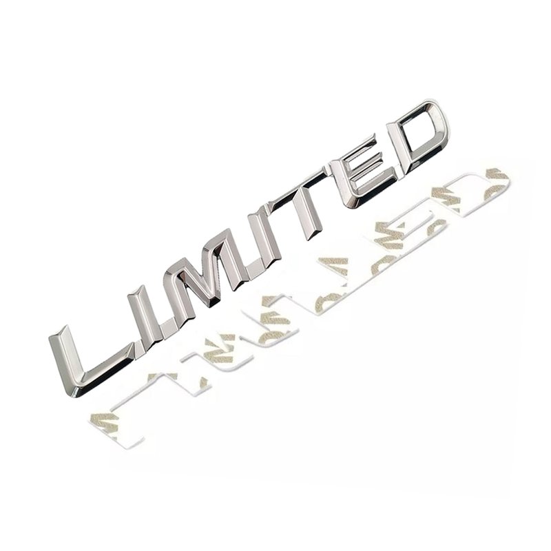emblema metal limited cromado