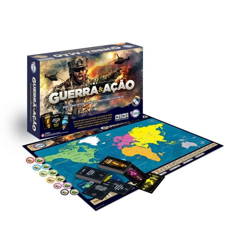 jogo tabuleiro guerra e acao toia
