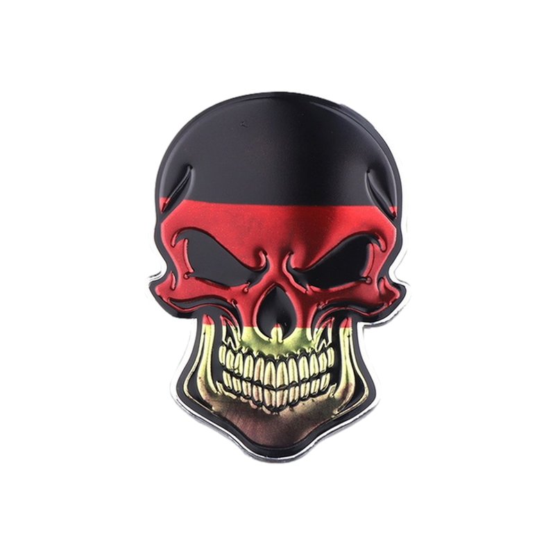 adesivo emblema caveira alemanha