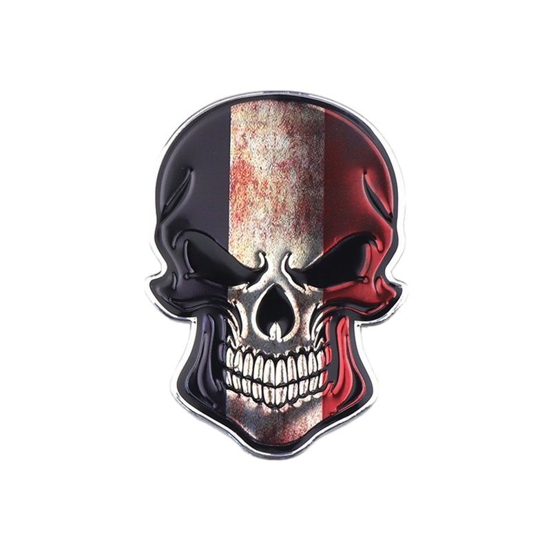 adesivo emblema caveira franca