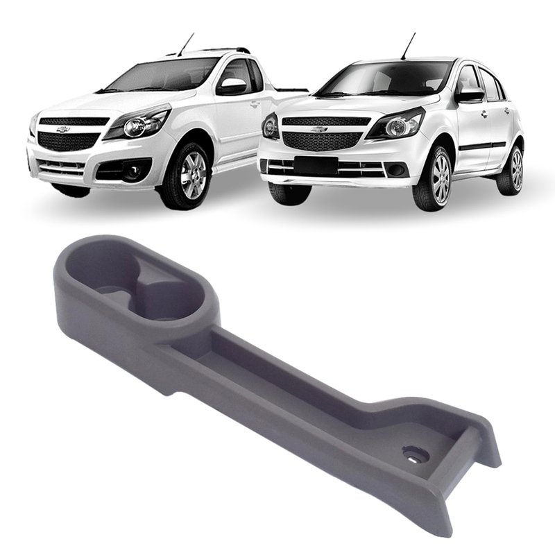 porta copos objetos chevrolet montana agile cinza