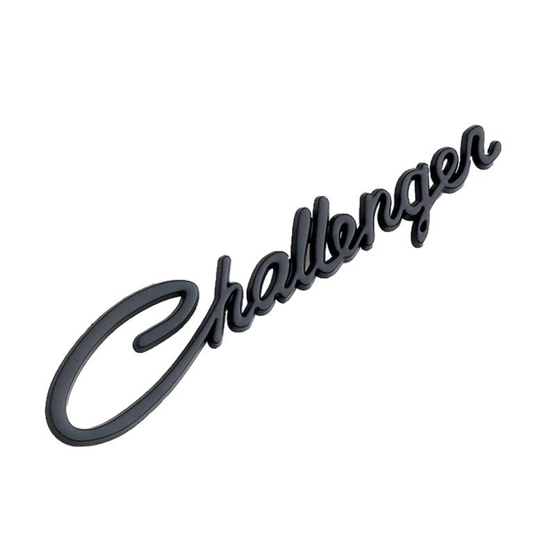 emblema dodge challenger classico preto