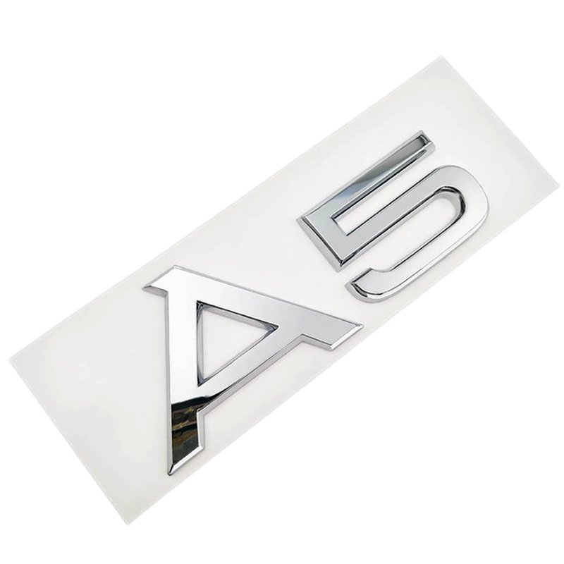 emblema traseiro audi cromado a5