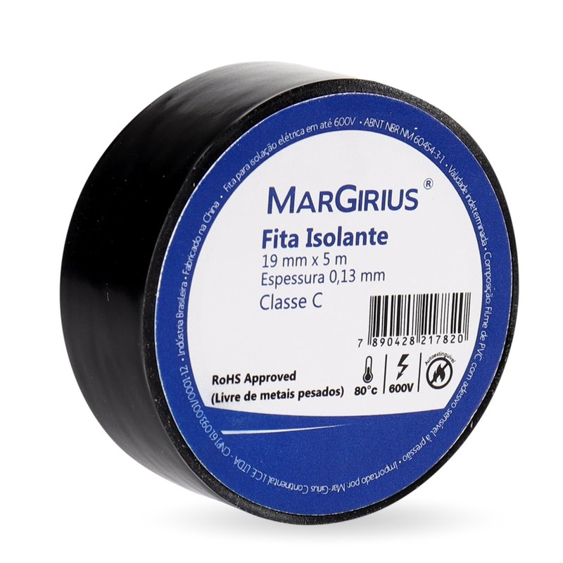 fita isolante margirius classe c tipo1